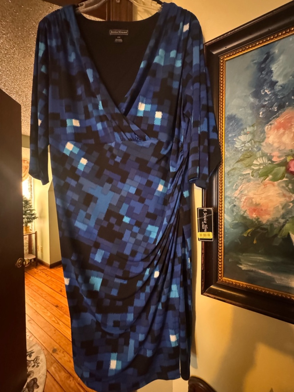 Plus Size Faux-Wrap Dress - NWT